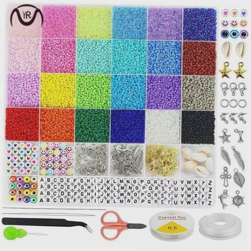 16800Pcs/Box 2mm Clay Bracelet Beads for Jewelry Making Kit