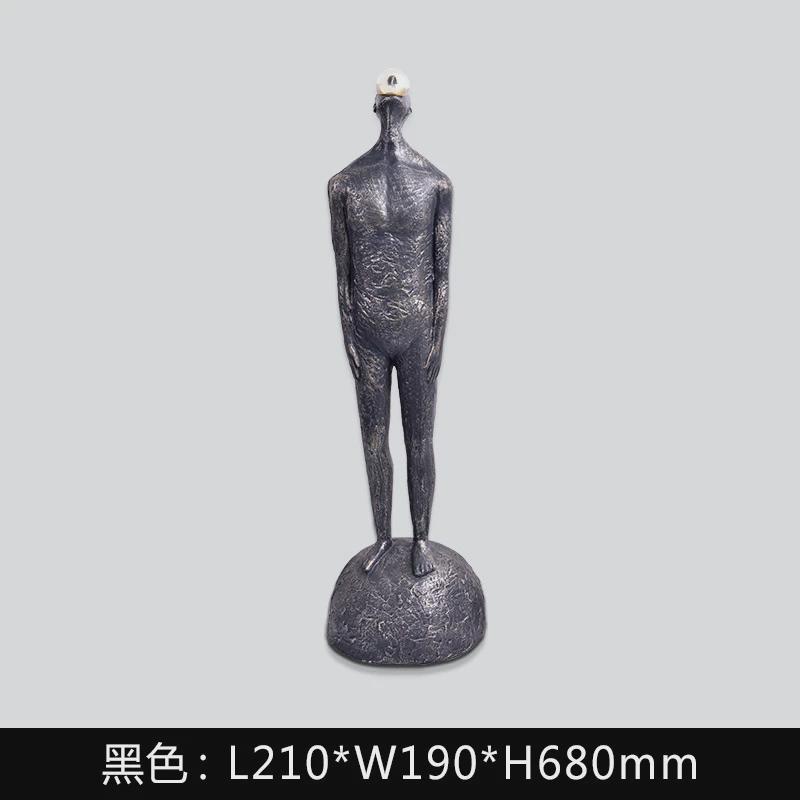 雕塑摆件电视柜旁北欧客厅现代树脂人像抽象艺术创意家居装饰品