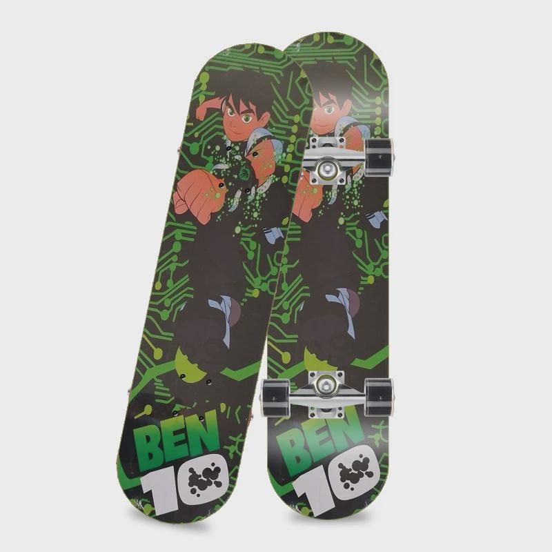 儿童初学者四轮双翘滑板3108闪光轮青少年男女公路刷光轮大pu闪街