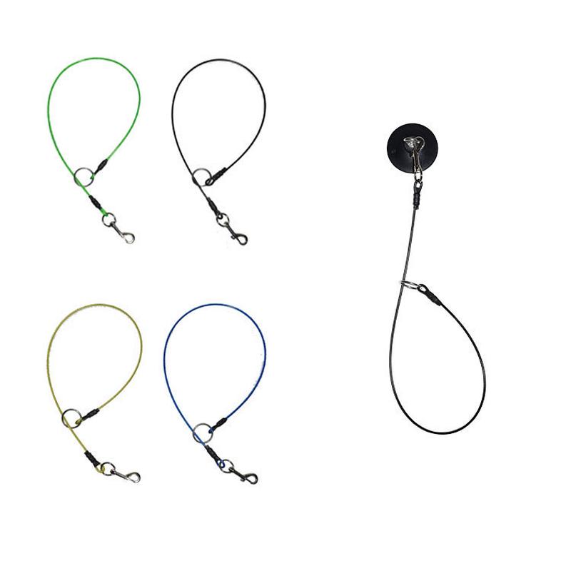 圈包塑钢丝牵引绳单宠物牵引固定绳