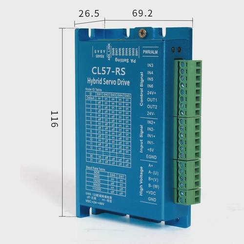 57控驱一体型闭环步进驱动器cl57-rs驱动器