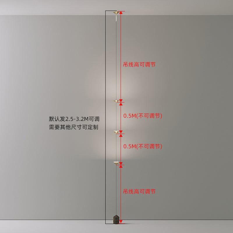 极简客厅沙发背景墙落地灯床头灯设计师个性创意卧室北欧氛围立灯