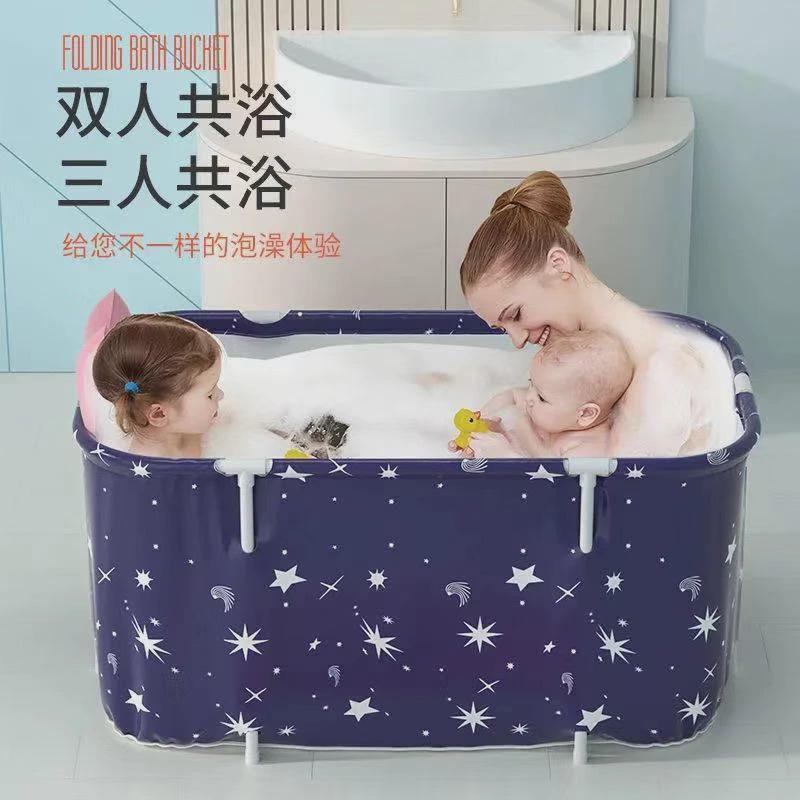 加热保温大号可折叠沐浴桶大人泡澡桶成人洗澡桶汗蒸浴缸恒温浴盆
