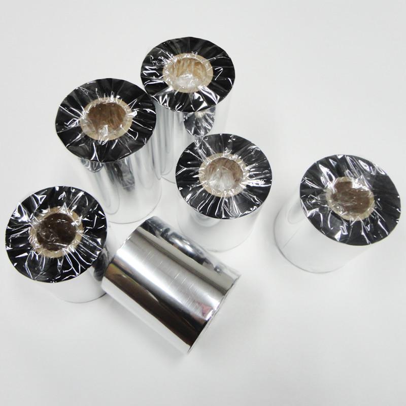 全树脂基碳带50 60 70 80 90 110mm*300mPET哑银条码标签打印机佳