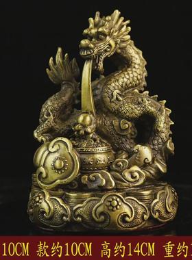 纯铜客厅摆件黄铜金猪铜猪福猪十二生肖猪可爱猪工艺品摆件猪饰品