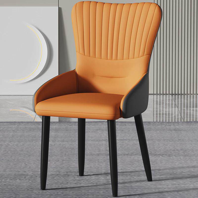 家用餐桌餐椅凳子靠背网红轻奢现代简约阳台北欧休闲餐厅吃饭椅子