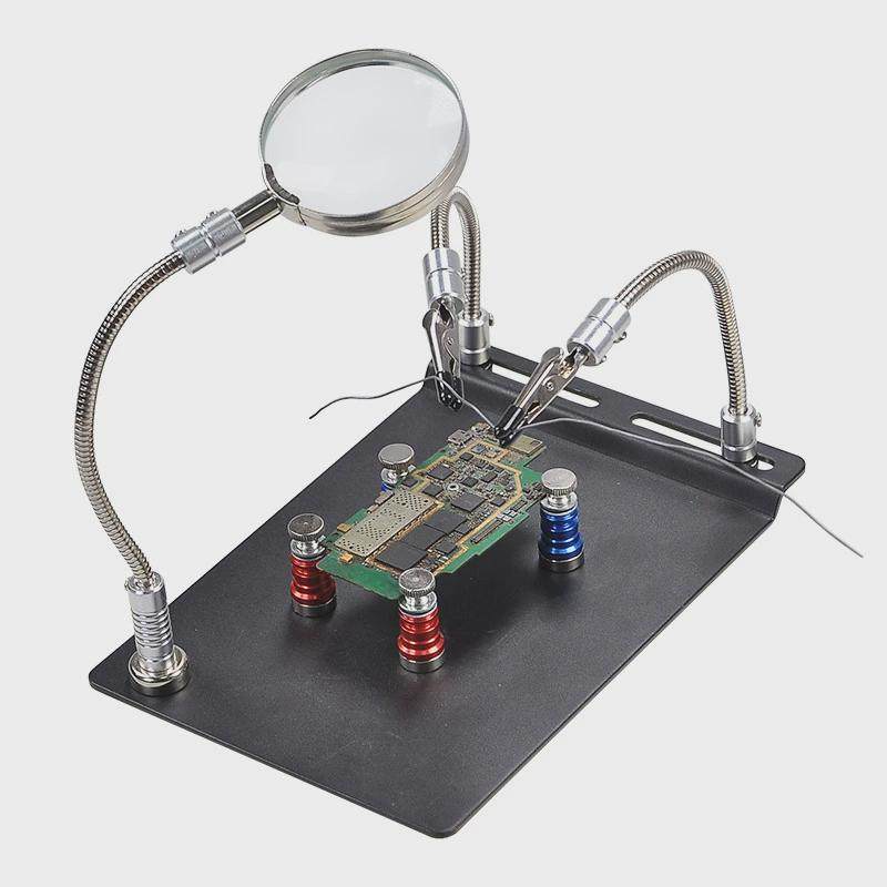 主板夹具固定手机维修工具pcb电路板放大镜焊接辅助支架工作台