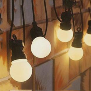 饰 饰户外防水g50彩灯跑马灯灯串圣诞花园装 节日装 扮灯饰家用装