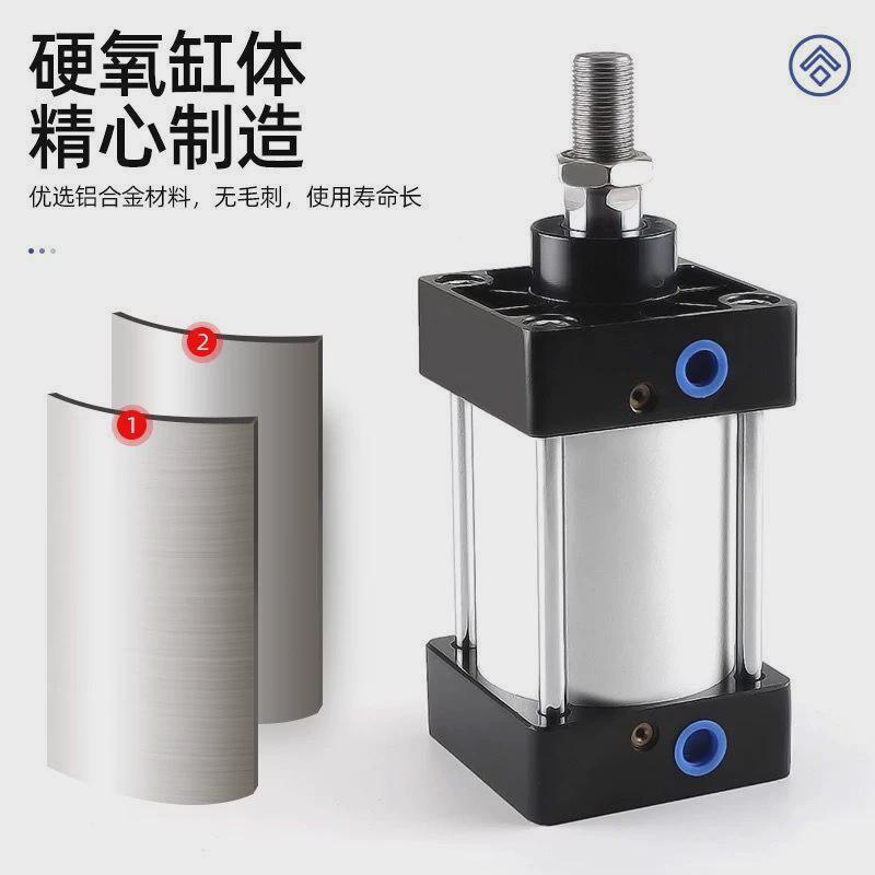 亚德客sc气缸sc160*500s标准气缸sc200*500大推力铁气缸sc250*300