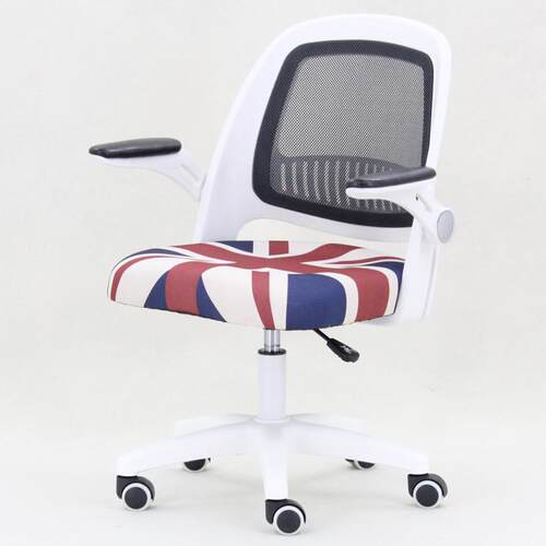 办公室电脑椅学生书房写字可升降弓形椅职员网布转椅人体工学椅