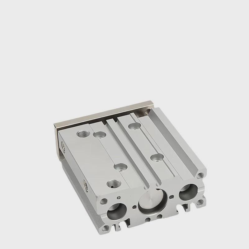 源头厂家薄型带三杆杆气缸mgql三轴导12/16/20/25-25/50/100/200