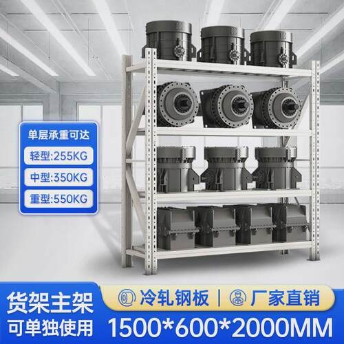 仓储货架置物架家用阳台落地多层收纳架超市展示架仓库杂物储物架