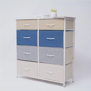 抽屉式置物架置物车家用无纺布置物架厨房卧室可移动置物架