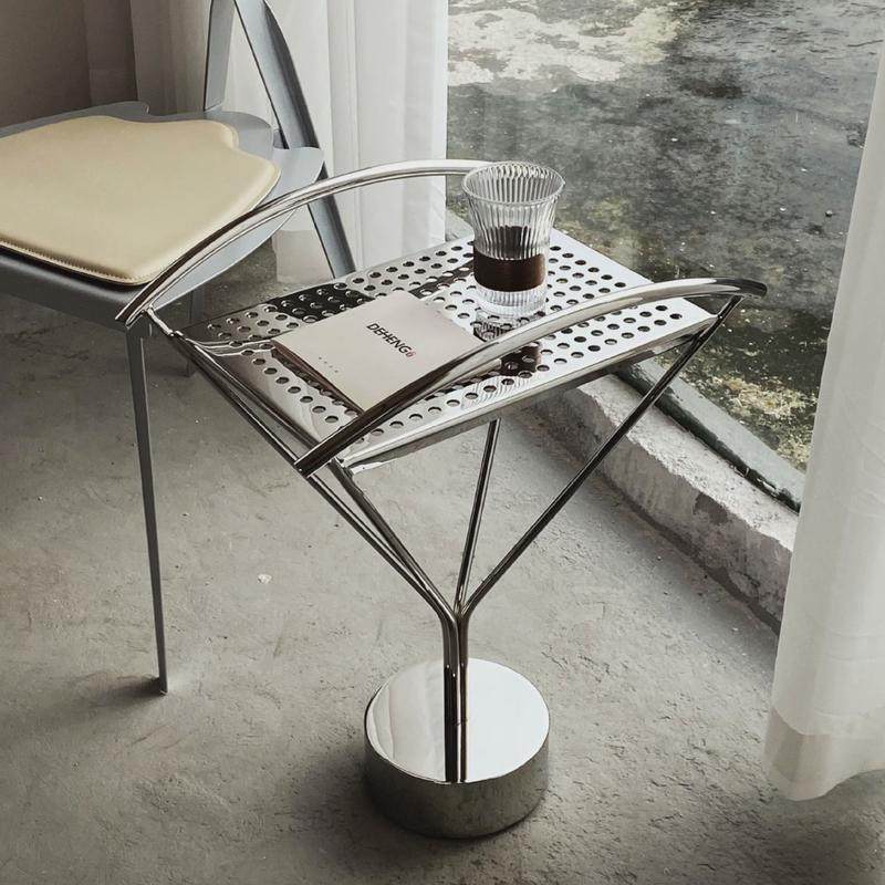 简奢家用马鞍靠背椅餐椅现代大师设计感原木色高档餐厅会客洽谈皮