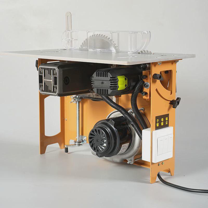 一体机专用工作台高精密推台锯无尘子母锯多功能折叠家装木工锯台