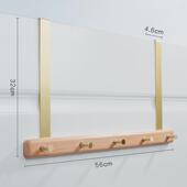 卧室门后挂钩壁挂免打孔浴室厕所墙上门上挂衣架创意挂衣帽置物架