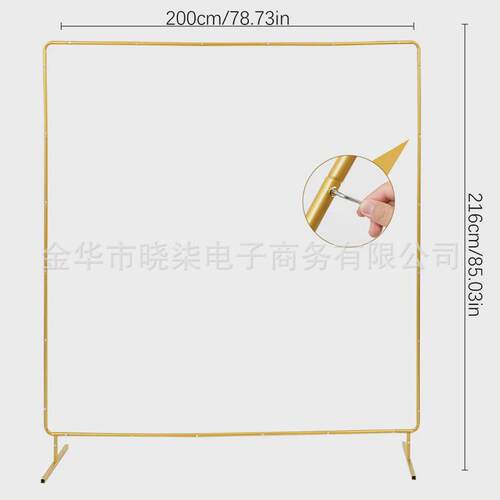 跨境金属拱门婚庆铁艺拱形背景支架生日派对活动场地布置道具拱门