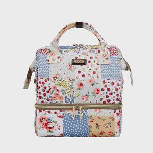 跨境防水保温便当包手提双肩背奶包包干湿分离妈咪午餐diaperbag