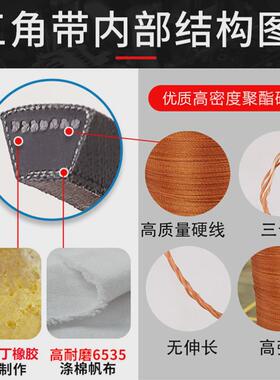 带三角皮带8v3450/8v3480/8v3500/8v1380/8v3550窄v凯洛