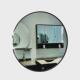 隧道镜圆形深渊镜ktv装 饰魔镜3d立体装 饰镜轻奢智能浴室镜挂墙镜
