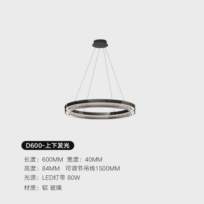 意式极简客厅吊灯新款高端设计师现代简约创意饭厅展厅卧室灯