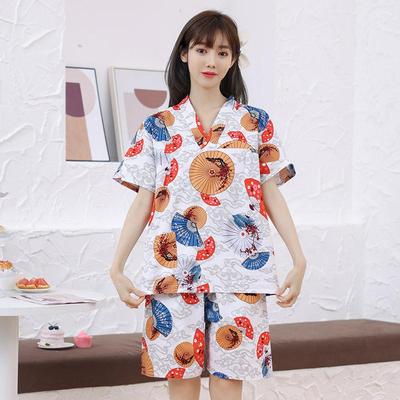 汗蒸服情侣新款女纯棉洋气可爱服桑拿高档和服大码美容院浴新款