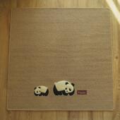 9ZRT可水洗薄地毯正方形地垫电脑毯椅垫吊篮垫转椅梳妆台地毯刺绣