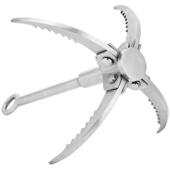 不锈钢攀爬勾飞爪攀岩钩野外求生探险飞虎爪户外攀登四爪登山钩