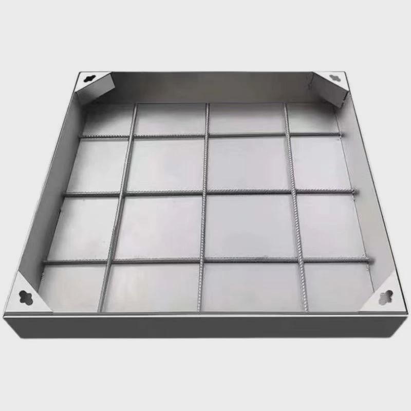 201/304不锈钢井盖方形圆形雨水装饰井盖窖井盖不锈钢盖板检修口