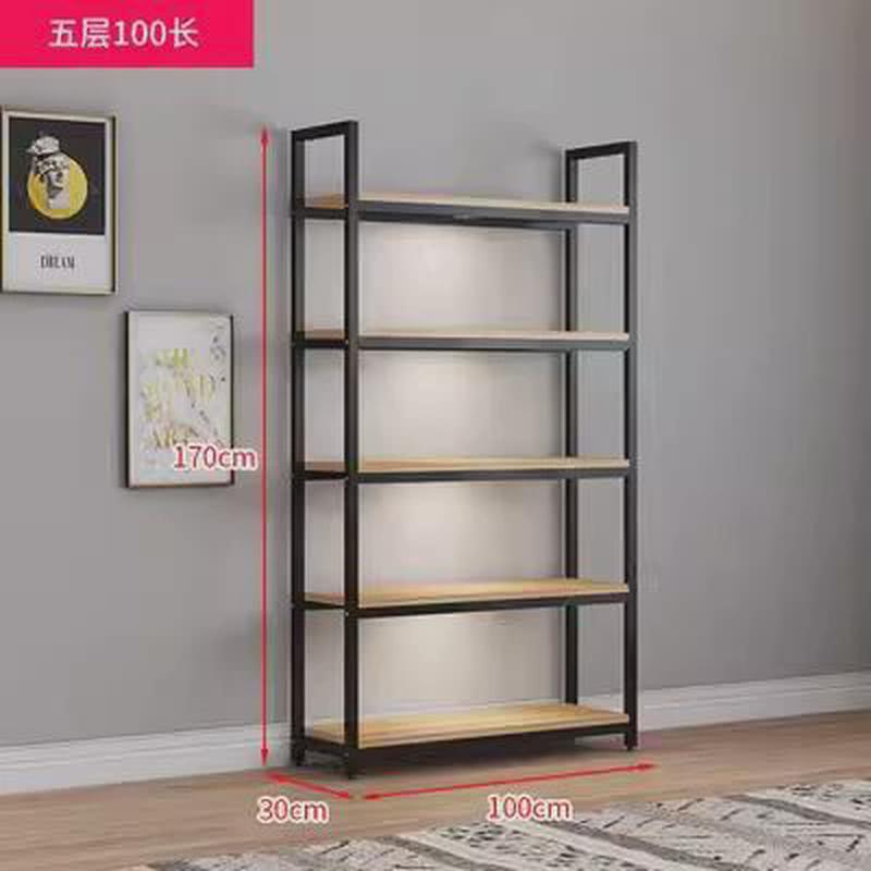 多层置物架落地书架家用储物柜收纳架文件柜铁艺陈列架展示柜新品