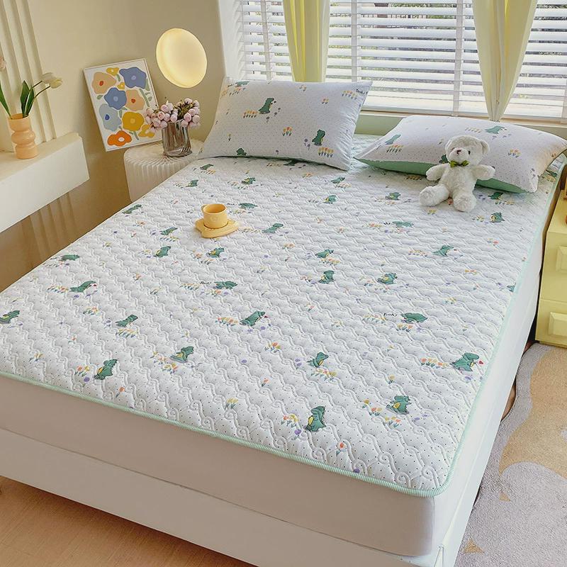 褥子印花软床垫薄垫子宿舍单双人床全棉可折叠防滑铺盖榻榻米床垫