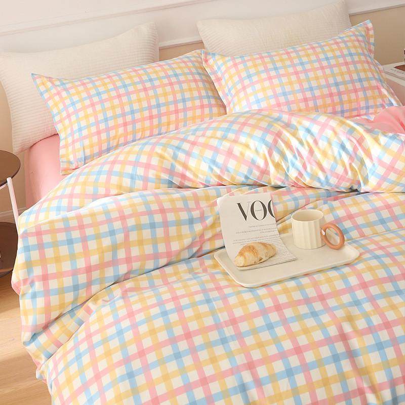 被套单件纯色水洗棉150x200学生宿舍单人1.5m冬季女ins风被罩新款,床上用品,床品套件/四件套/多件套,淘宝优惠券,粉丝福利购,淘宝优惠卷