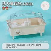 透明金丝熊双层45基础笼仓鼠笼子窝大码 通用 仓鼠笼景观别墅四季