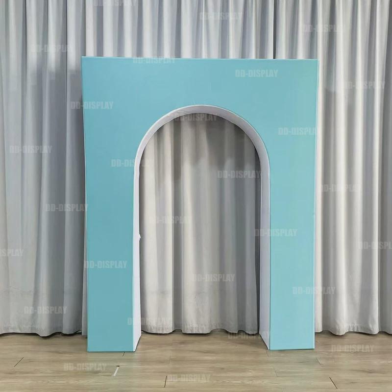 背景婚礼背景架派对新款装饰道具户外婚庆摆件铝合金拱门架子