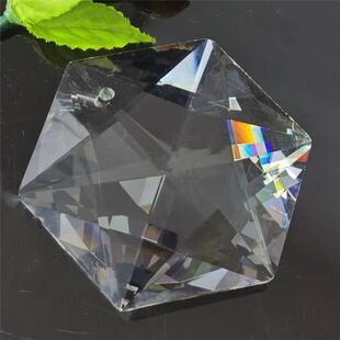 新款100mm六角星浦江工厂销售吊灯灯饰配件水晶吊坠配件