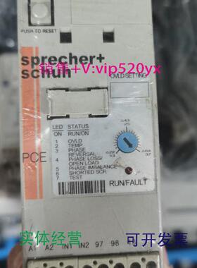 现货供应precher+schuh软启动PCE-064-600V议价