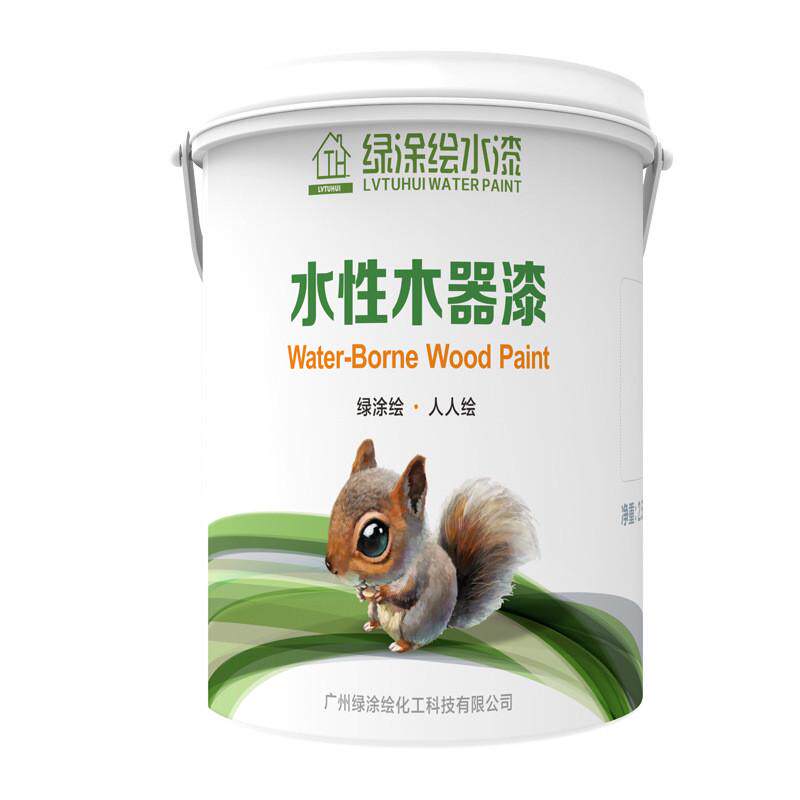 哑光2.5kg水性木器漆diy实色家具翻新漆亮光厂家直销白色面漆