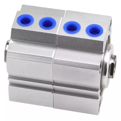 多倍薄型同进同步双出双头力气缸sdaw3240506380x