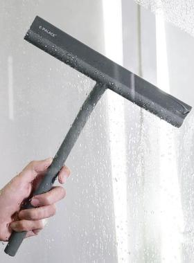 加长刮擦玻璃灰色硅胶手柄搽洗窗器浴室卫生间清洁刮水器刮刀