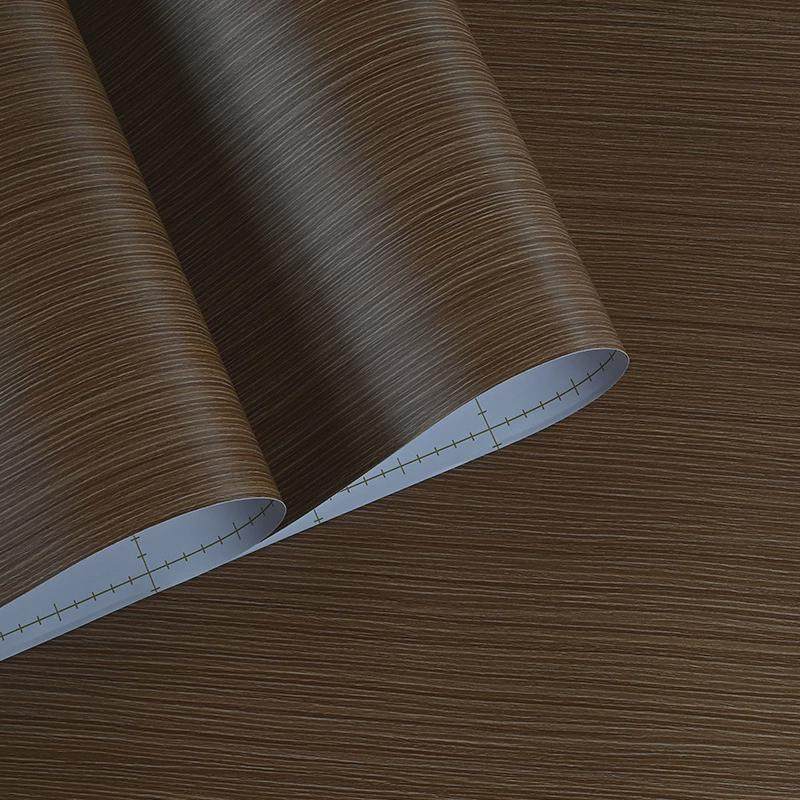 橡木纹理仿木墙纸带胶自粘墙贴加厚家用墙壁翻新木门改色木纹贴纸