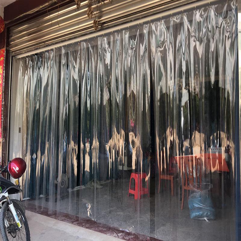 iyr7pvc透明防雨布防尘塑料软门帘保温隔热防水软玻璃挡风围布