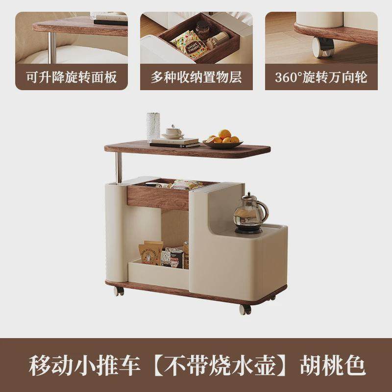 实木随心小推车中古风可移动多功能折叠柜阳台边几小户型储物茶桌,住宅家具,角几/边几,淘宝优惠券,粉丝福利购,淘宝优惠卷