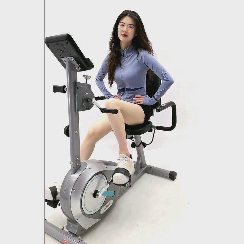 源头健身车卧式工厂家用动感单车老人上下肢功率车室内运动器材