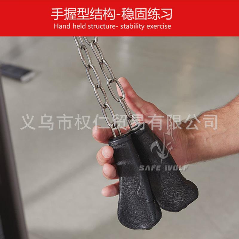 链条肱三头训练把手练臂肌训练器手臂肱三头肌高位下拉训练训练