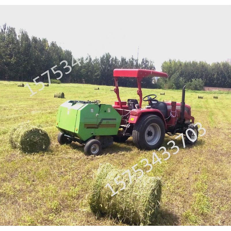 拖拉机带的圆捆包机850苜蓿打包机小型大打捆机