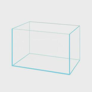 家用办公造景观赏鱼缸超白玻璃观景鱼缸加厚金晶透光空气缸