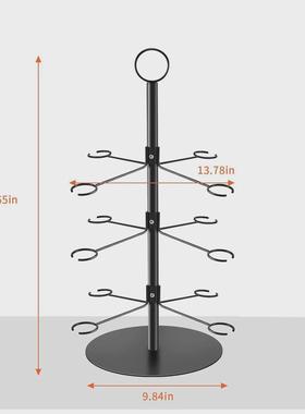 跨境鸡尾酒树红酒杯架铁艺收纳架创意家居摆件婚礼装饰高脚杯挂架
