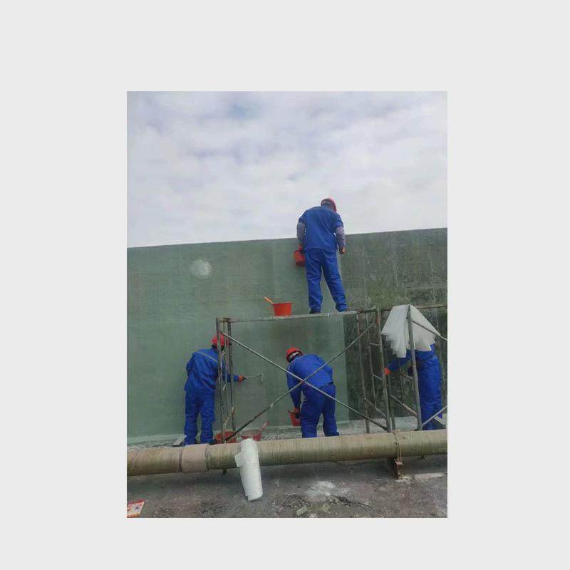 玻璃钢防腐三污水池五油环氧树脂无尘厂家地面防腐工程布防腐衬里
