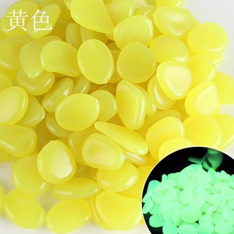 长效余辉夜光石花园水族造景超亮荧光石头彩色特亮快速吸光石工厂