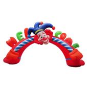 充气儿童乐园小丑卡通活动牛津布充气拱门开业拱门